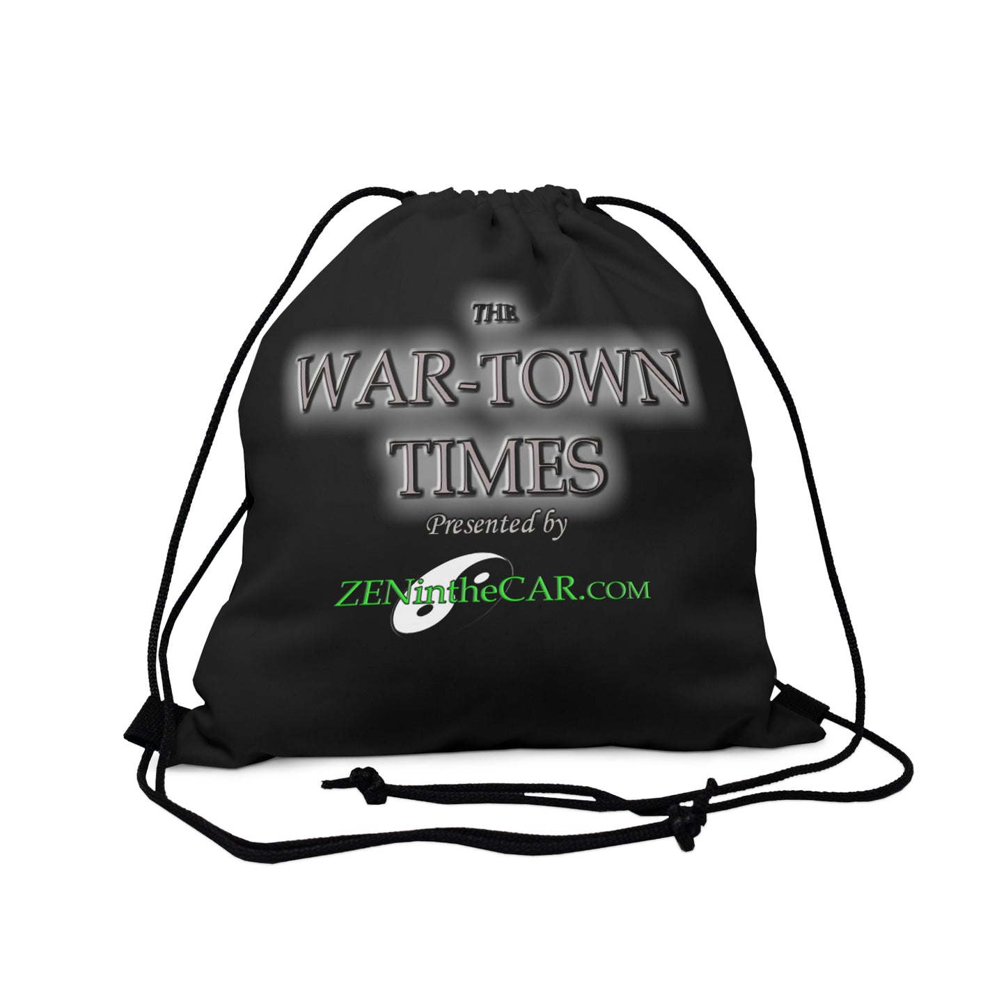 WAR-TOWN TIMES -Outdoor Drawstring Bag-